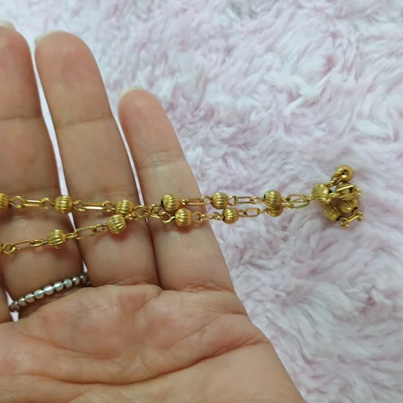 Monet Gold Rope Necklace Timeless Design - Picture 6 of 9